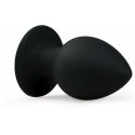 Easytoys Fushi Easytoys Big round korek analny plug with przyssawka 10cm