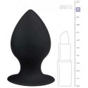 Easytoys Fushi Easytoys Duży apvalus korek analny plug su przyssawką 10cm