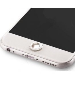 Mocco Universal Home Button Sticker Decoration Apple iPhone / iPad Silver