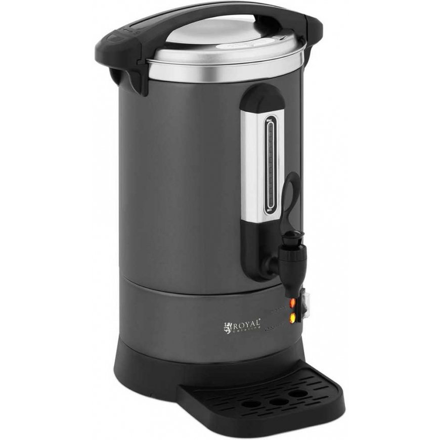 Royal Catering Coffee/tea maker with tap and dripper, 6 l, 950 W, gray – 2