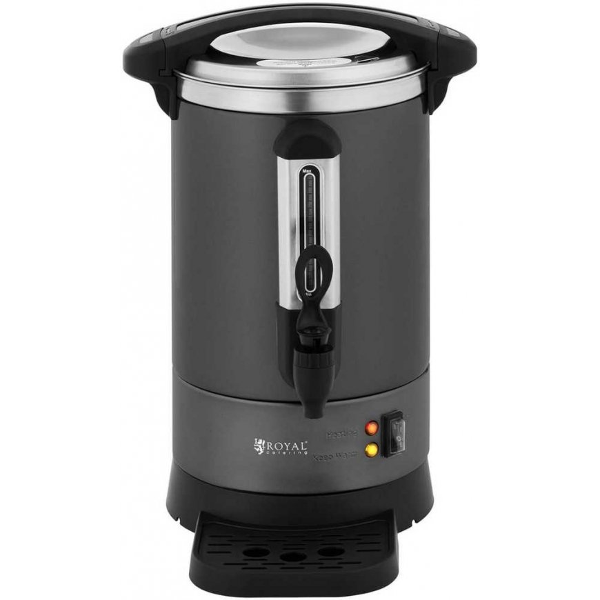 Royal Catering Kavos/arbatos virimo aparatas su čiaupu ir lašintuvu, 6 l, 950 W, pilkas – 5
