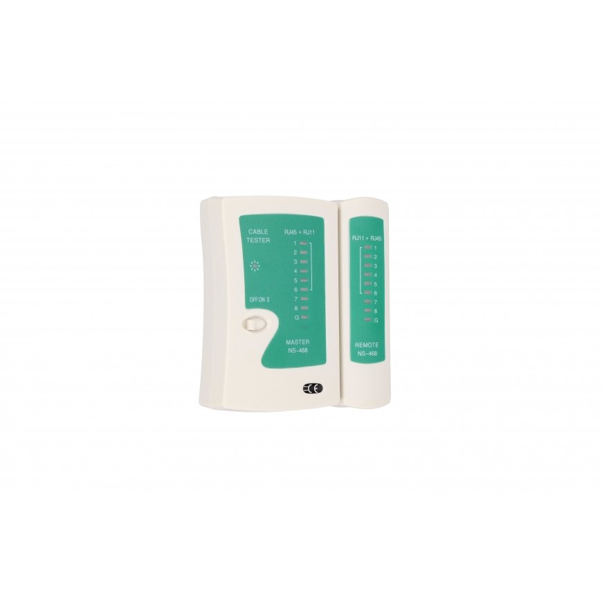 Extralink CABLE TESTER UTP/STP kaablitester Must, Hall – 2