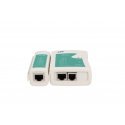 Extralink CABLE TESTER UTP/STP kabeļu testeris Melns, Pelēks Extralink CABLE TESTER UTP/STP kabeļu testeris Melns, Pelēks