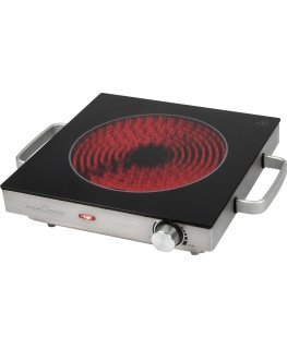 Bomann PC-EKP 1210 Black, Stainless steel Countertop 36 cm Ceramic 1 zone(s)