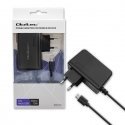 Qoltec 51022 mobiilseadme laadija Mobiiltelefon, Nutitelefon, Tahvel Must Vahelduvvool, DC (alalisvo