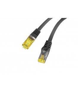 Lanberg PCF6A-10CU-0050-BK võrgukaabel Must 0,5 m Cat6a S/FTP (S-STP)