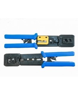 Lanberg NT-0204 kabelių užspaudimo replės Kerpamosios žnyplės Juoda, Mėlyna