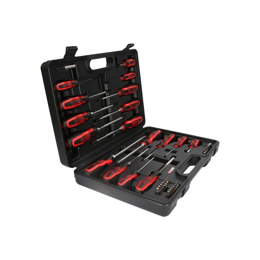 KS Tools 159.0100 manuālais skrūvgriezis Komplekts Vienvirziena skrūvgriezis – 5