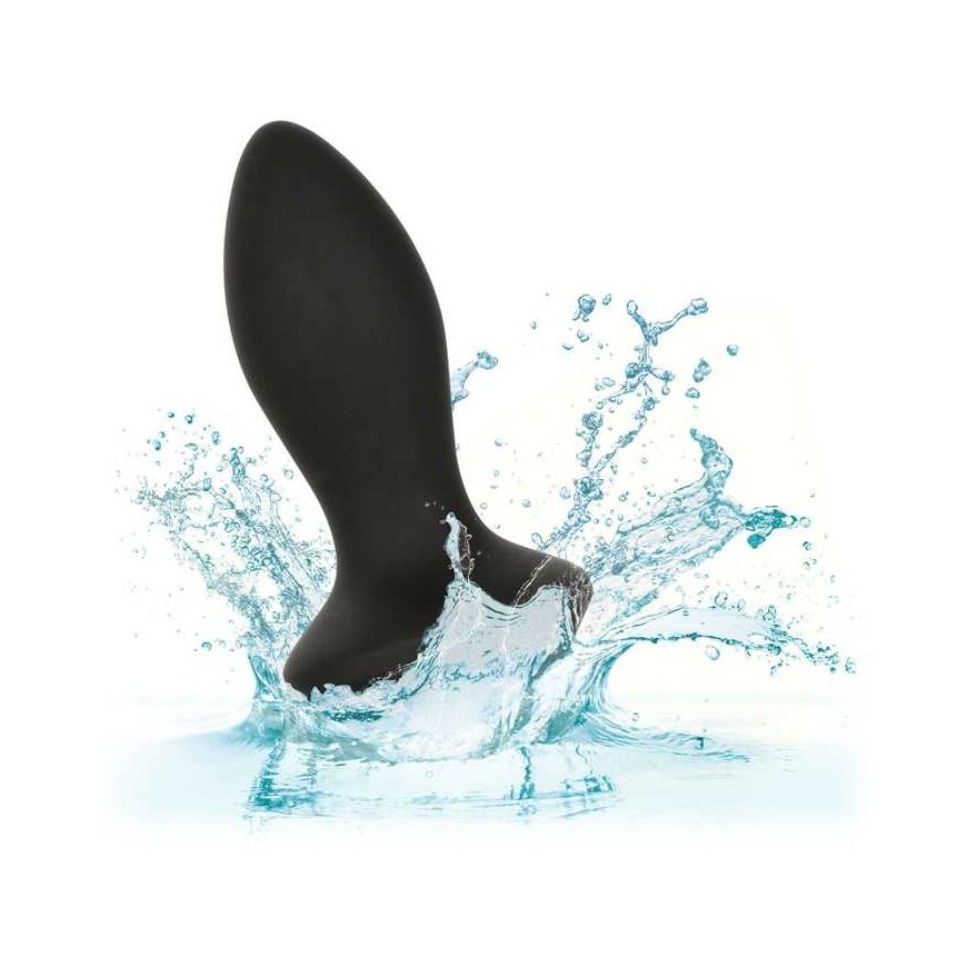Calexotics black vibrujący korek anal zatyczka with diamond – 5