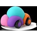 HEY CLAY Modeliuojantys molio laimingi automobiliai su ratais HEY CLAY Modeliuojantys molio laimingi automobiliai su ratais