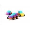 HEY CLAY Modeling clay happy cars with wheels HEY CLAY Modeling clay happy cars with wheels