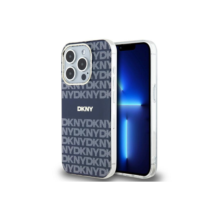 Case DKNY DKHMP15XHRHSEB iPhone 15 Pro Max 6.7" blue/blue hardcase IML Mono & Stripe MagSafe – 2