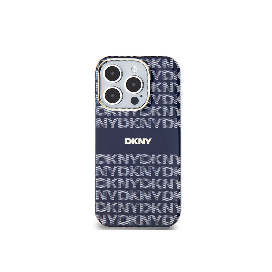 Dėklas DKNY DKHMP15XHRHSEB iPhone 15 Pro Max 6.7" mėlyna/mėlynas hardcase IML Mono & Stripe MagSafe – 4