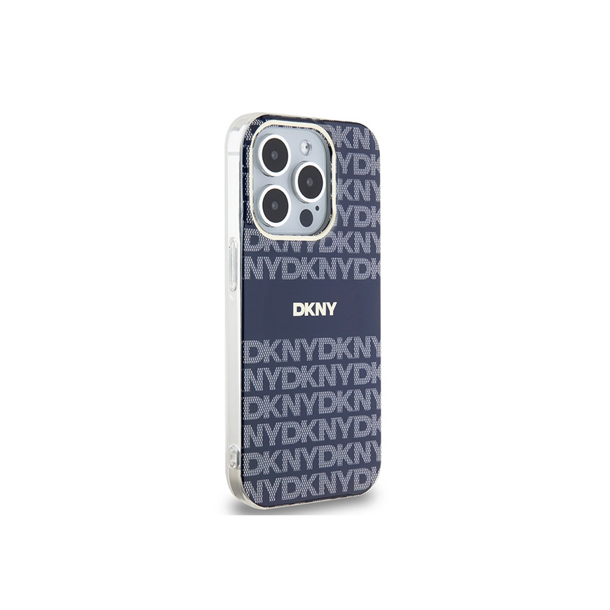 Case DKNY DKHMP15XHRHSEB iPhone 15 Pro Max 6.7" blue/blue hardcase IML Mono & Stripe MagSafe – 5