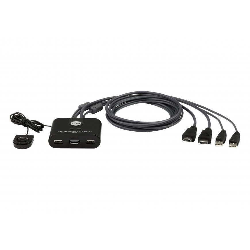 ATEN CS22HF (KVM) tastatūras/video/peļu pārslēgšanas mehānisms
