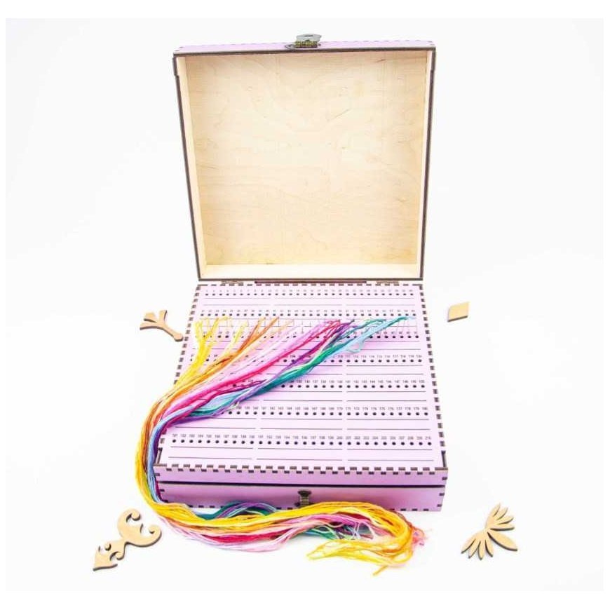 BOBKOV DENIS FOP, reg. No. 2893417695 Needle holder on a wooden base. Lavender, 210 hole OG-067 – 4