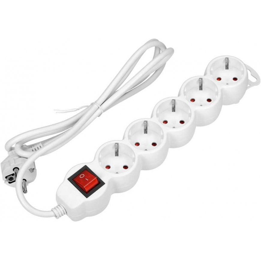 Orno 5-way extension cord 2P+E (Schuko)