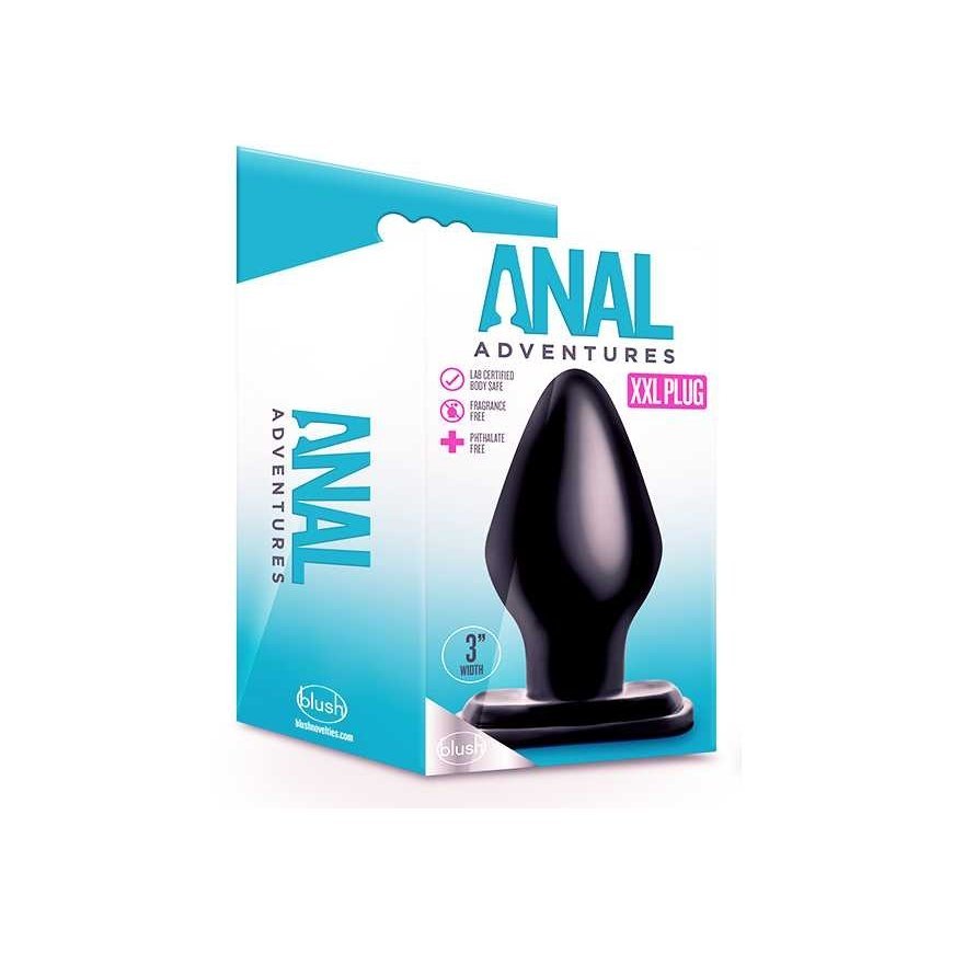 Blush ANAL ADVENTURES XXL PLUG Black – 5