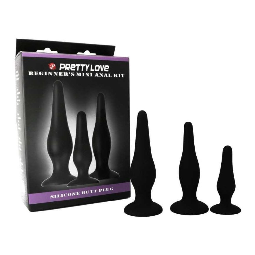 Pretty Love PRETTY BOTTOM - GIRL ANAL SET, Silicone Plugs – 4