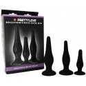 „Pretty Love“ PRETTY BOTTOM – PADOVANČIO ANALINIS RINKINYS, silikoniniai kištukai
