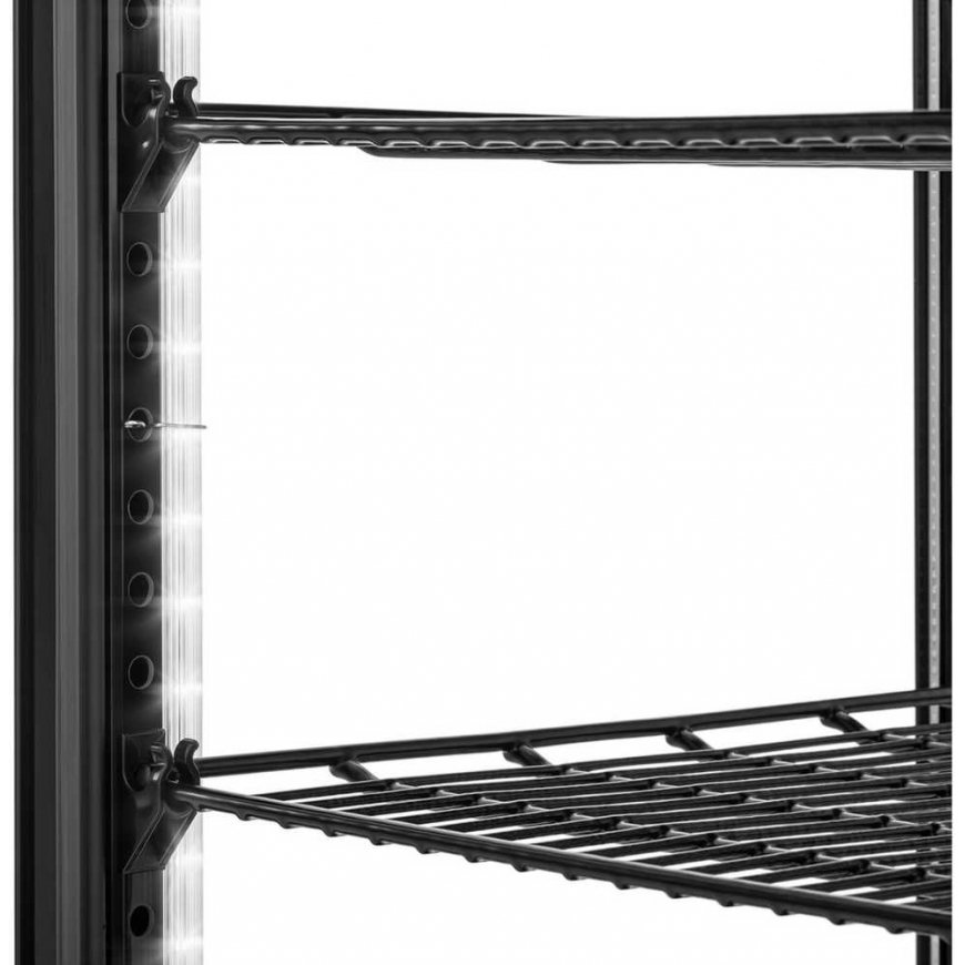 Refrigerator Royal Catering Refrigerator showcase, glass, 4 levels, 78 l - black – 4