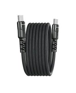 USAMS Kabel USB-C na USB-C 60W 1m Fast Charging YD Series czarny