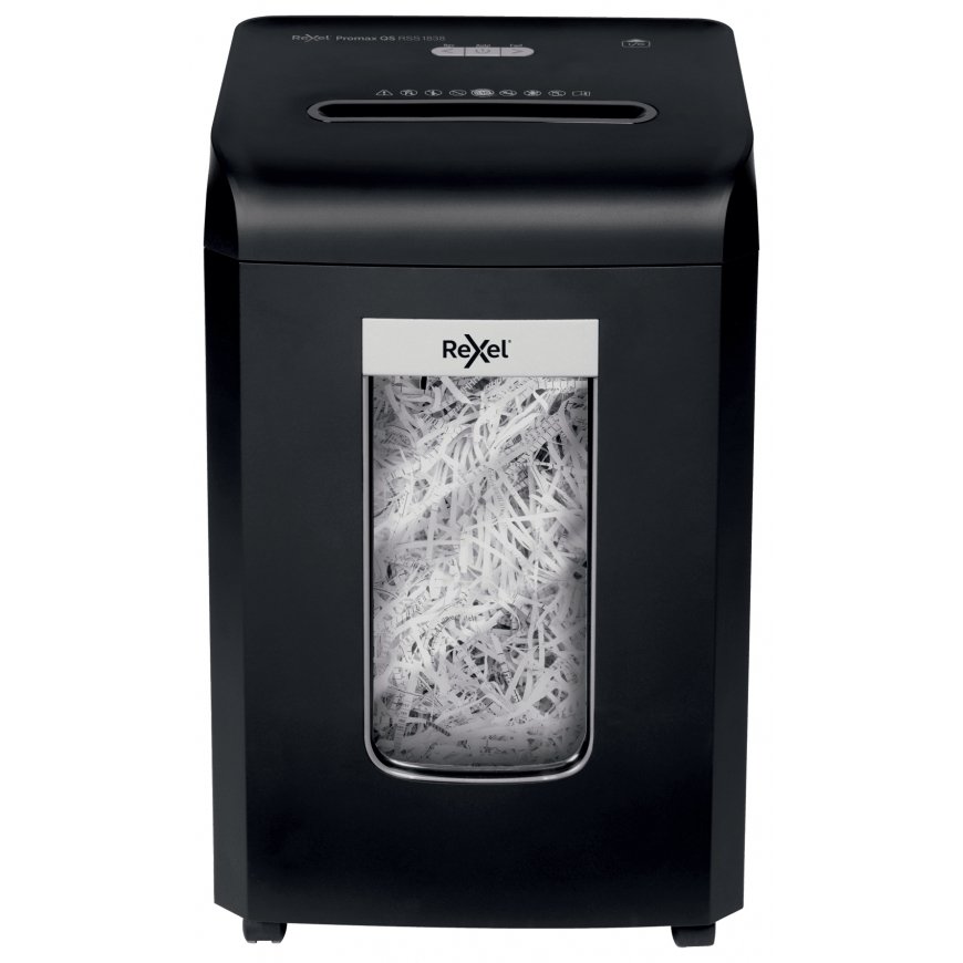 Rexel Promax QS RSS1838 paper shredder Strip shredding 60 dB 22 cm Black