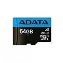 ADATA 64GB, microSDHC, Class 10 UHS-I Klases 10 ADATA 64GB, microSDHC, Class 10 UHS-I Klases 10