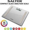 Svarstyklės Salter 9113 SV3RAREU16 Compact Glass Analyser Bathroom Scales - Sidabrinis Svarstyklės Salter 9113 SV3RAREU16 Compact Glass Analyser Bathroom Scales - Sidabrinis