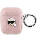 Karl Lagerfeld KLA3PGCHPP AirPods 3 cover różowy|pink Monogram C Karl Lagerfeld KLA3PGCHPP AirPods 3 cover różowy|pink Monogram C