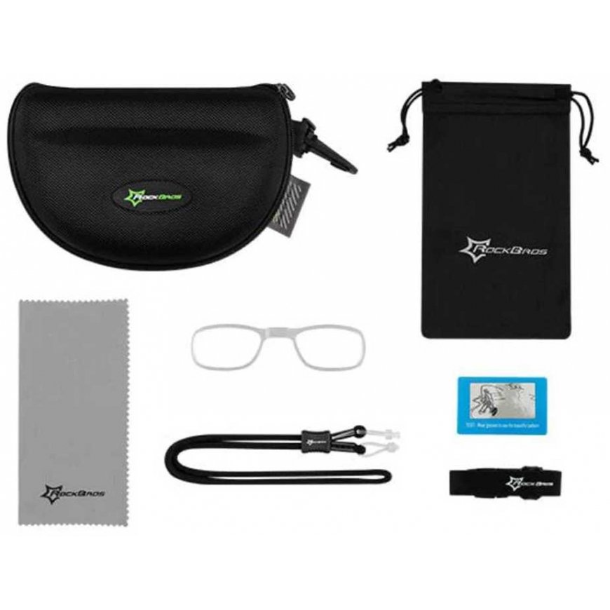 Rockbros 10142 Photochromic UV400 Cycling Glasses - White – 3