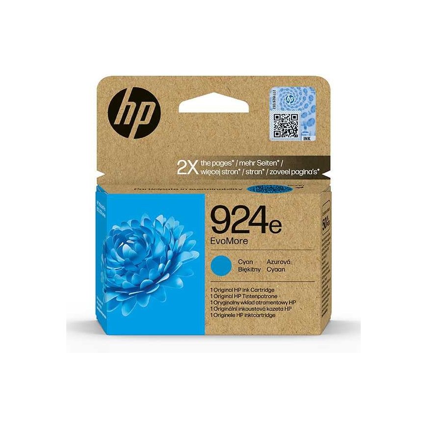 HP 924E EVOMORE CYAN/EN/DE/PL/CZ INK CARTRIDGE