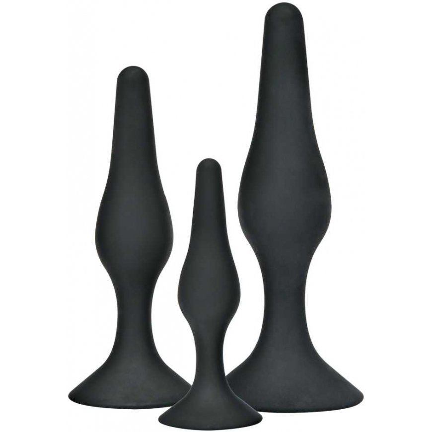 TOYJOY Korek anal silicone przyssawka kit 3rozmiar