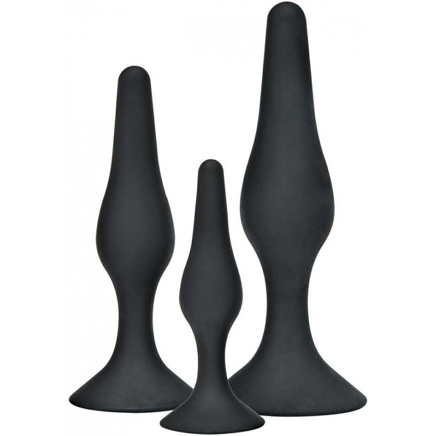 TOYJOY Korek anal silicone przyssawka kit 3rozmiar – 4