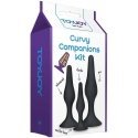 TOYJOY Korek anal silicone przyssawka kit 3rozmiar
