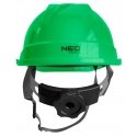 Neo Industrial helmet with chin strap, green Neo Industrial helmet with chin strap, green