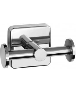 Double towel hook Kapitan QUATTRO 42 22, chrome