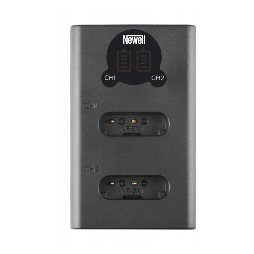 Dual Channel Charger Kit and Two NP-BX1 Batteries Newell DL-USB-C for Sony