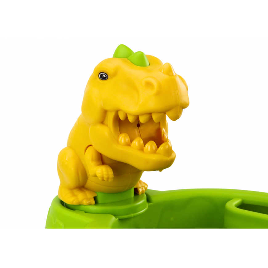 Lean Toys Smėlio kibirų rinkinys su dušo laistytuvu ir formomis dinozaurų rinkinys – 4