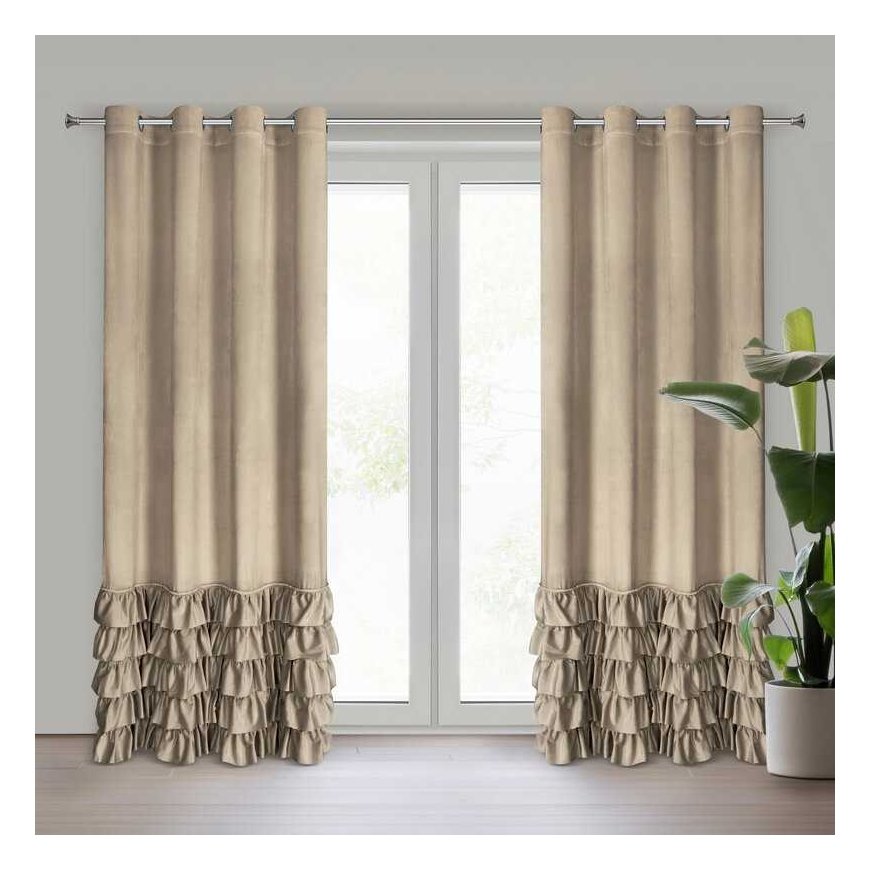 Eurofirany ZAS/CARLI/C.BEIGE 140X250 SWITCH