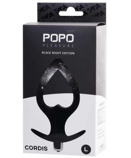 TOYFA POPO Pleasure Anal Plug Cordis L Vibro Black