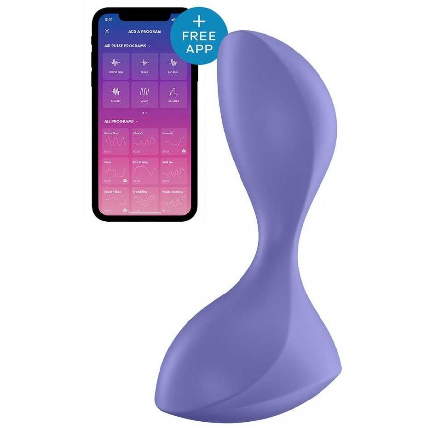 SATISFYER SWEET SEAL VIBRATING PLUG APP – 2