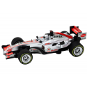 Lean Toys Lenktyninis sportinis automobilis su 1:9 vairavimo sidabro garsais
