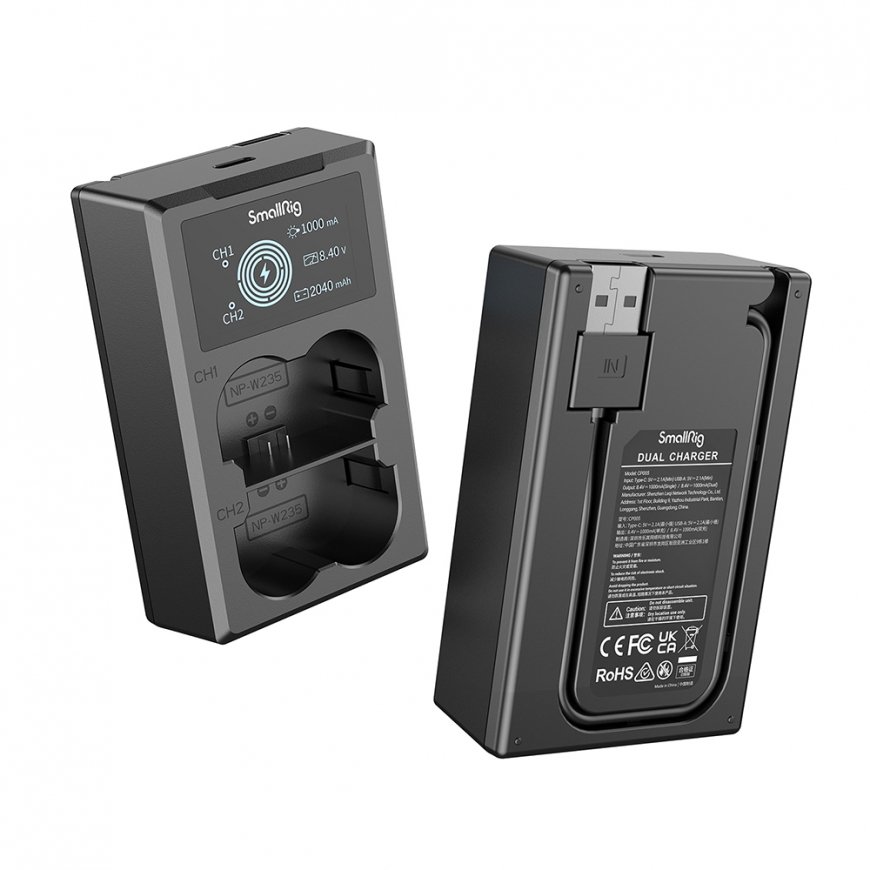 SmallRig 3822 akulaadija Digikaamera aku USB – 3