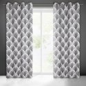 Eurofirany Euro curtains ZAS / KARIN / B + CZA 140X250 TRANS Eurofirany Euro curtains ZAS / KARIN / B + CZA 140X250 TRANS