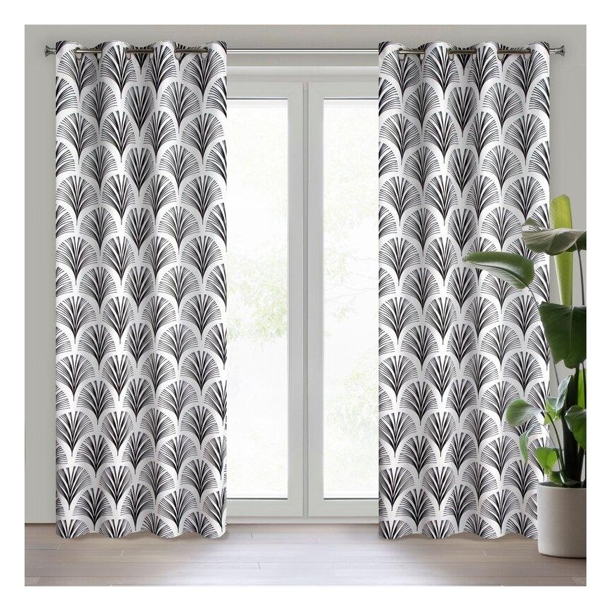 Eurofirany Euro curtains ZAS / KARIN / B + CZA 140X250 TRANS – 4