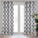Eurofirany Euro curtains ZAS / KARIN / B + CZA 140X250 TRANS Eurofirany Euro curtains ZAS / KARIN / B + CZA 140X250 TRANS