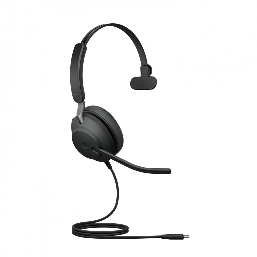 Jabra Evolve2 40 SE Headset Wired Head-band Calls/Music USB Type-C Black – 2