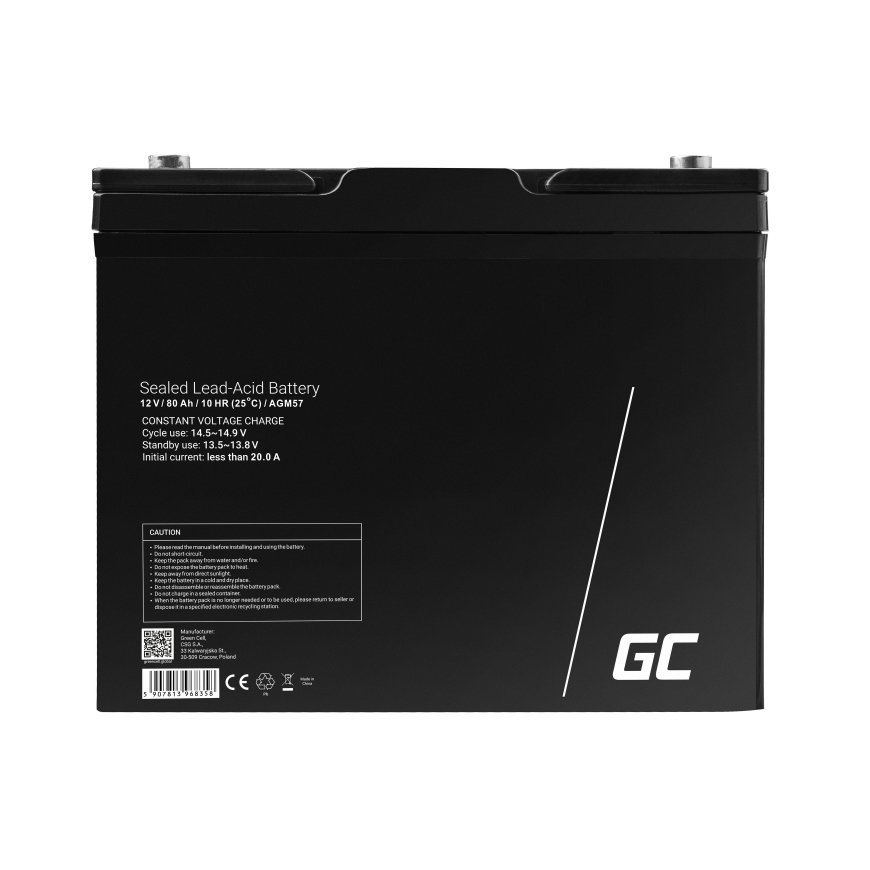 Green Cell AGM57 vehicle battery AGM (Absorbed Glass Mat) 80 Ah 12 V