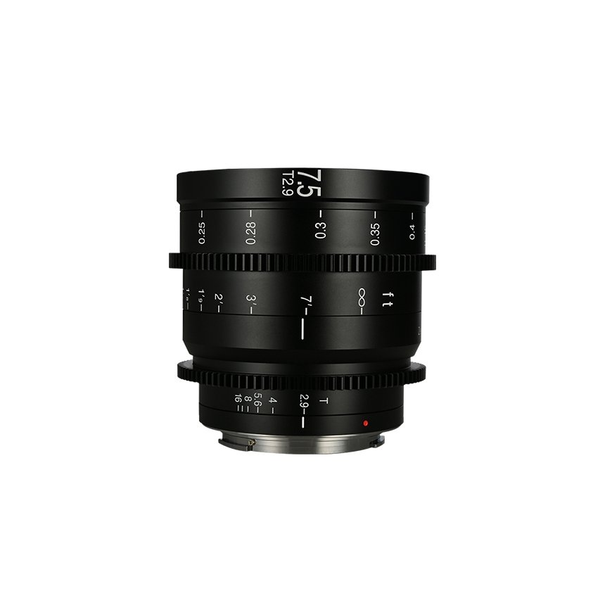 Laowa 7.5mm T2.9 Zero-D S35 Cine Cinema lens Black